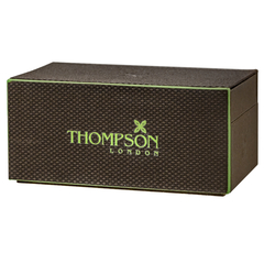 THOMPSON(トンプソン) |スクエアオニキスカフス ブラック