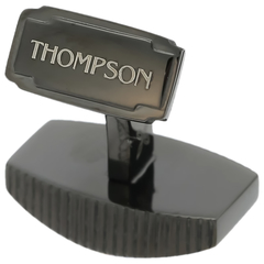 THOMPSON(トンプソン) |ヘマタイトカフス ブラック