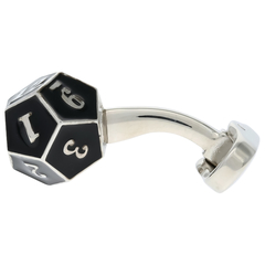 MONART(モンアート) |12サイドダイスカフス ブラック