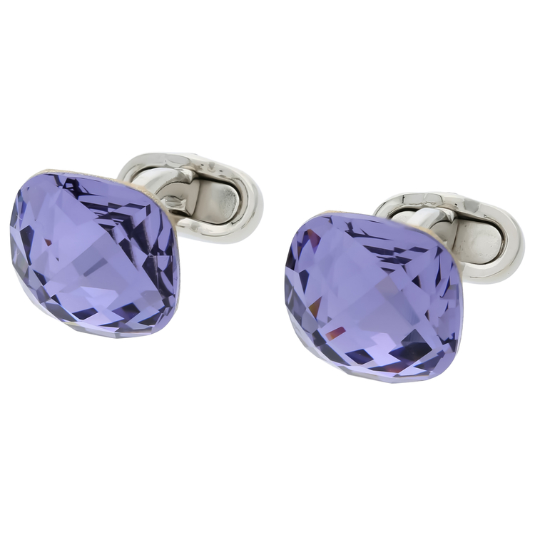 MONART(モンアート) |カットガラスカフス パープル