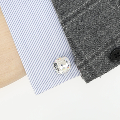 MONART(モンアート) |カットガラスカフス クリスタル