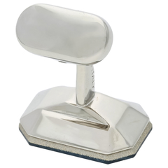 MONART(モンアート) |レクタングルカットガラスカフス ブルー