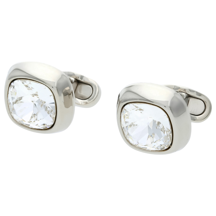 MONART(モンアート) |ラウンドスクエアーカフス クリスタル