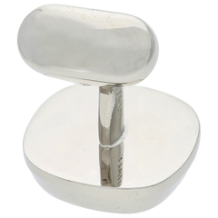 MONART(モンアート) |ラウンドスクエアーカフス クリスタル