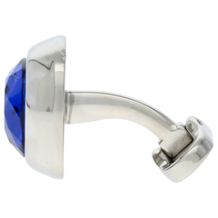 MONART(モンアート) |ラウンドスクエアーカフス ブルー