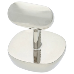 MONART(モンアート) |ラウンドスクエアーカフス ブルー