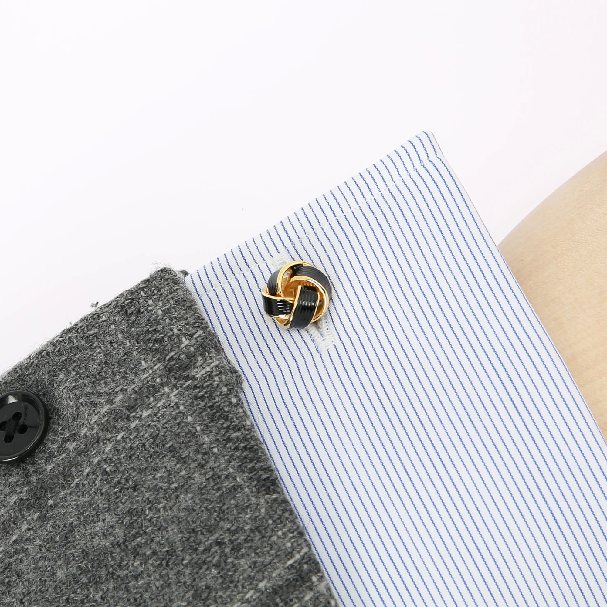 ノットタイプカフス ゴールド/ブラック / elizabeth parker