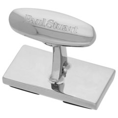 Paul Stuart(ポール・スチュアート) |セミシリンダーオニキスカフス ブラック