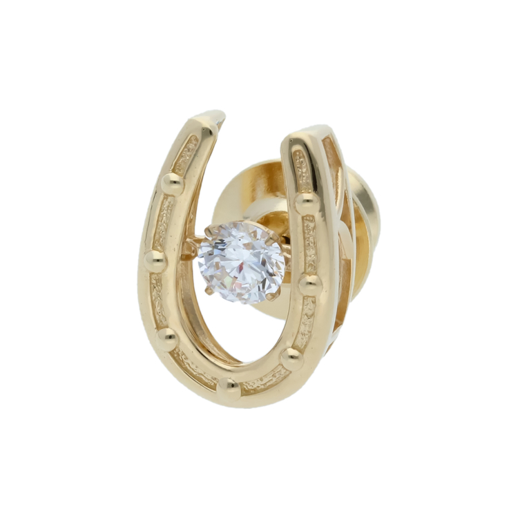 prossimo(プロッシモ) |ダンシングストーンピンズホースシューズ ゴールド