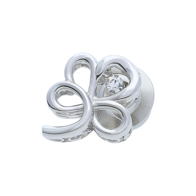 prossimo(プロッシモ) |ダンシングストーンピンズクローバー シルバー