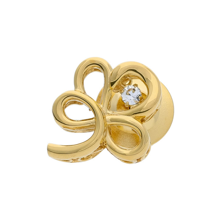 prossimo(プロッシモ) |ダンシングストーンピンズクローバー ゴールド