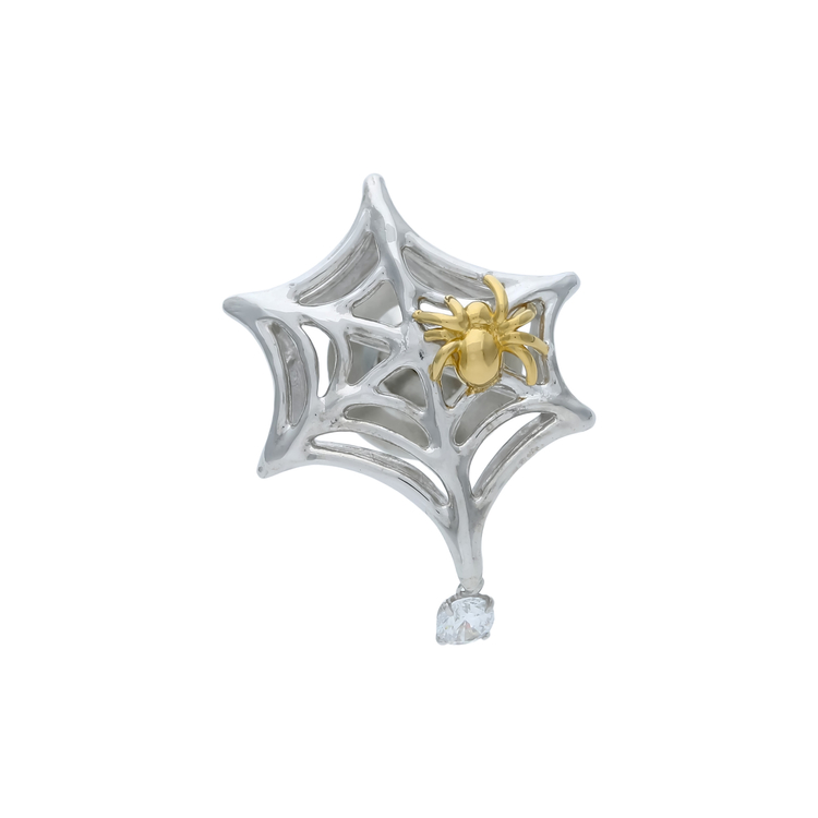 prossimo(プロッシモ) |ダンシングストーンピンズスパイダーウェブ ゴールド