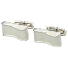 DAKS ダックス シルバー ダブル ライン カフス se-da016