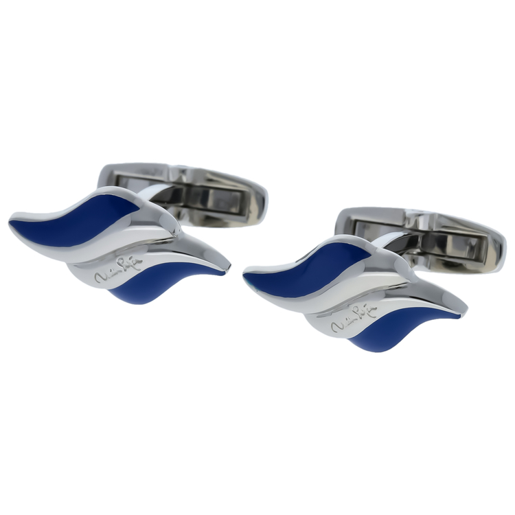 mila schon(ミラショーン) |ウエーブカフス ブルー