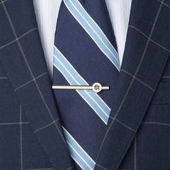 mila schon(ミラショーン) |ラウンドガラスタイピン グレー