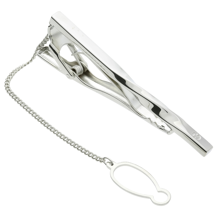 mila schon(ミラショーン) |サイドロゴツイストタイピン チェーン付