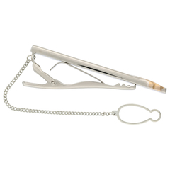 mila schon(ミラショーン) |スクエアゴールドラインタイピン チェーン付