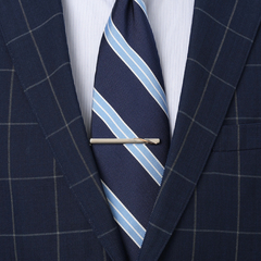 mila schon(ミラショーン) |スクエアゴールドラインタイピン チェーン付