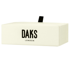 DAKS(ダックス) |ダイヤカットブランドロゴタイバー ブラック