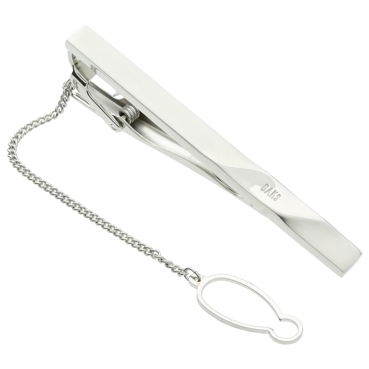 DAKS(ダックス) |シェイプロゴタイピン チェーン付