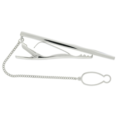 DAKS(ダックス) |シェイプロゴタイピン チェーン付