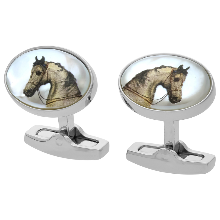 SIMON CARTER(サイモン・カーター) |【干支】オーバルホースシェルカフス