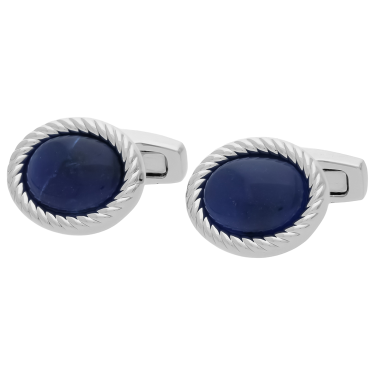 SIMON CARTER(サイモン・カーター) |オーバルプレートカフス ソーダライト