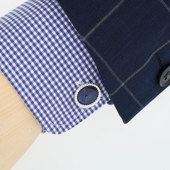 SIMON CARTER(サイモン・カーター) |オーバルプレートカフス ソーダライト