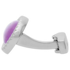 SIMON CARTER(サイモン・カーター) |オーバルプレートカフス アメジスト